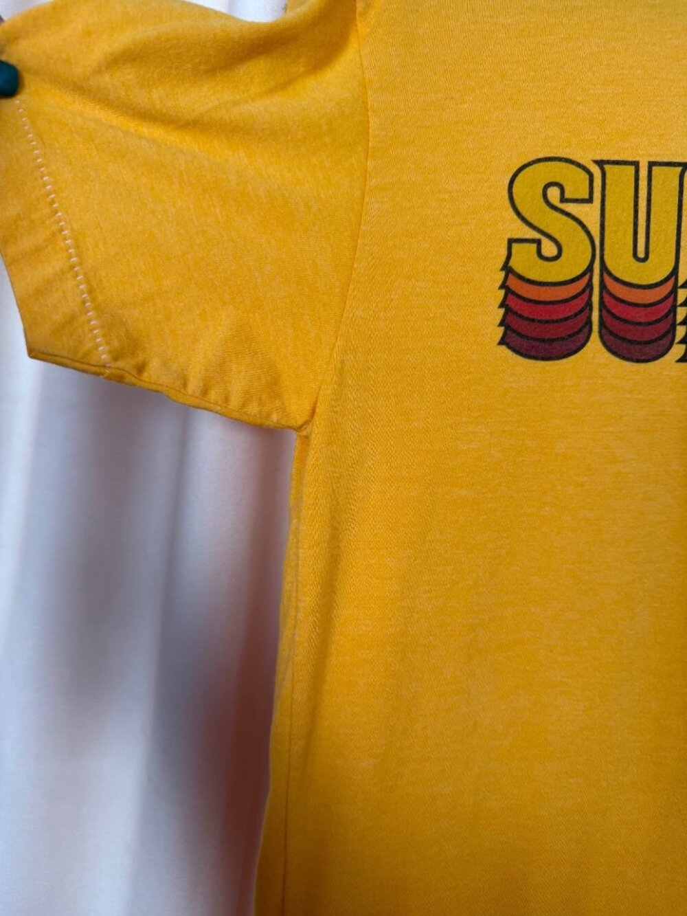 Aviator Nation Arizona State University Sun Devils Crew Tee Shirt Size M Yellow - Picture 4 of 9